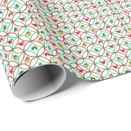 kerstcadeauverpakking/patroon cadeaupapier (Rol Hoek)