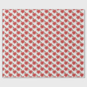 kerstcadeauverpakking/punaises cadeaupapier (Vlak)
