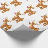 Kerstcadeauverpakking/Rudolph Cadeaupapier (Hoek)