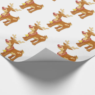 Kerstcadeauverpakking/Rudolph Cadeaupapier