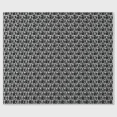 Kerstcadeauverpakking/Schedels Cadeaupapier (Vlak)