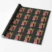 Kerstcadeauverpakking/Sneeuwfee Cadeaupapier (Uitgerold)