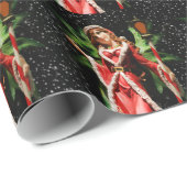 Kerstcadeauverpakking/Sneeuwfee Cadeaupapier (Rol Hoek)