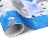 Kerstcadeauverpakking/Sneeuwman Cadeaupapier (Rol Hoek)