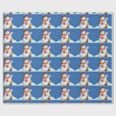 Kerstcadeauverpakking/Sneeuwmannen Cadeaupapier (Vlak)