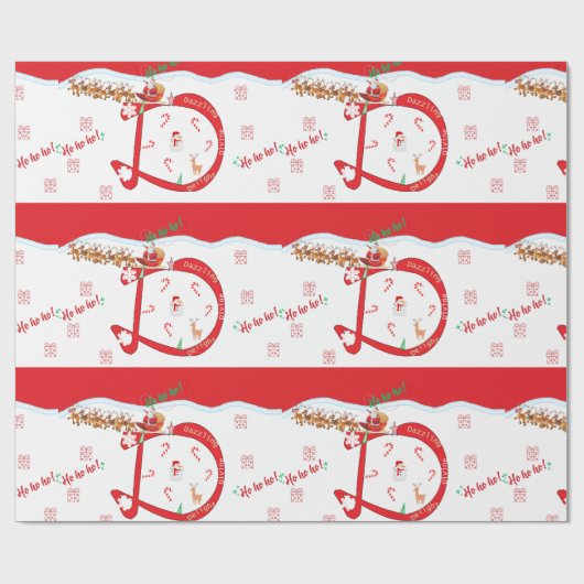 Kerstcadeauverpakkingen Cadeaupapier (Vlak)