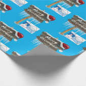 Kerstcadeauverpakkings papier (Hoek)