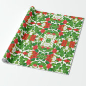 Kerstcadeauverpakkings papier (Uitgerold)