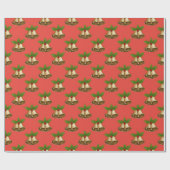 Kerstcadeauverpakkings papier (Vlak)