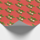 Kerstcadeauverpakkings papier (Hoek)