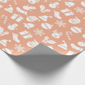 Kerstcadeauverpakkings papier (Hoek)