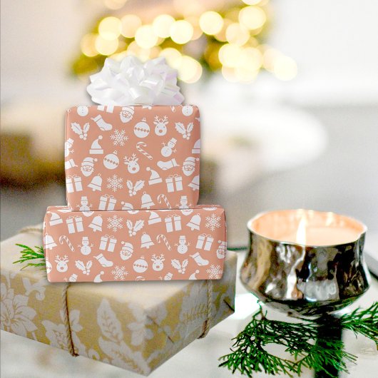 Kerstcadeauverpakkings papier
