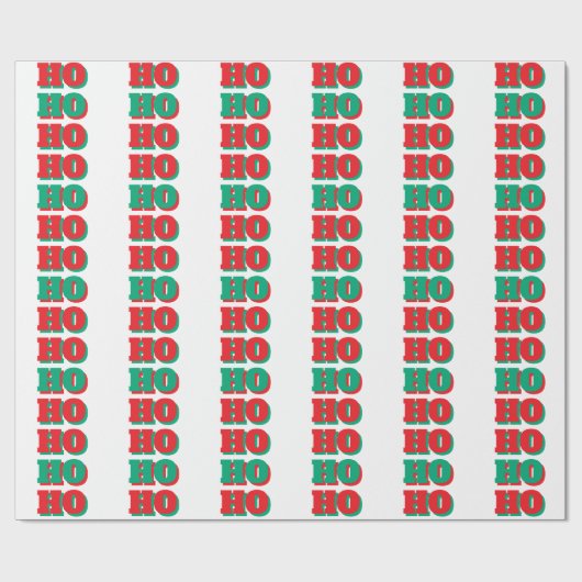 Kerstcadeauverpakkings papier (Vlak)