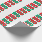 Kerstcadeauverpakkings papier (Hoek)
