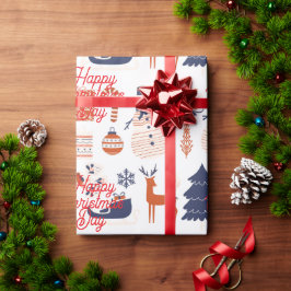 Kerstcadeauverpakkings Papier