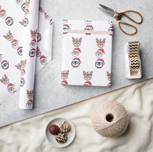 Kerstcadeauverpakkings papier (Crafts)