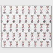 Kerstcadeauverpakkings papier (Vlak)