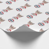 Kerstcadeauverpakkings papier (Hoek)