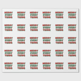 Kerstcadeauverpakkings papier