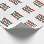Kerstcadeauverpakkings papier (Hoek)