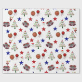 Kerstcadeauverpakkings papier (Vlak)