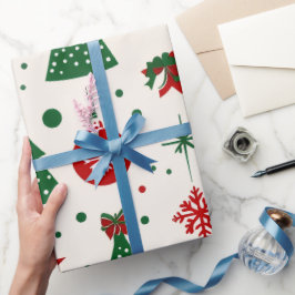 Kerstcadeauverpakkings papier