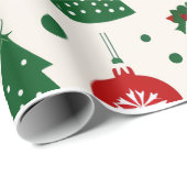 Kerstcadeauverpakkings papier  (Rol Hoek)