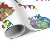 Kerstcadeauverpakkings papier (Rol Hoek)