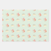 Kerstcadeauverpakkings papier inpakpapier vel (Voorkant 2)