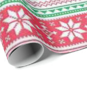 Kerstcadeauverpakkings papier Kerst slee (Rol Hoek)