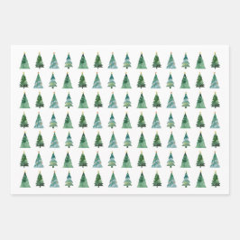 Kerstcadeauverpakkingsbundel – Wintervakantie  Inpakpapier Vel