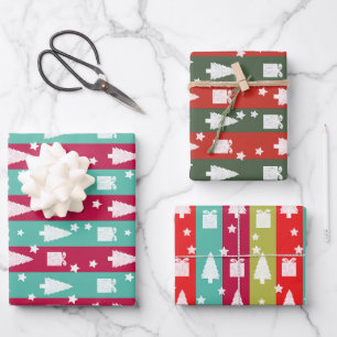 Kerstcadeauverpakkingsvel   One Owl Artist Inpakpapier Vel
