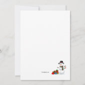 Kerstcadeauwisselfeest voor kinderen kaart (Achterkant)