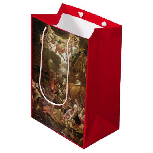 KERSTCADEAUZAK DUITSE RENAISSANCE MEDIUM CADEAUZAKJE (Voorkant Gekanteld)