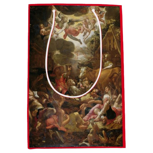 KERSTCADEAUZAK DUITSE RENAISSANCE MEDIUM CADEAUZAKJE (Voorkant)