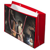 KERSTCADEAUZAK RENAISSANCE GEBOORTE GROOT CADEAUZAKJE (Voorkant Gekanteld)