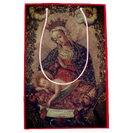 KERSTCADEAUZAK RENAISSANCE MADONNA EN KIND MEDIUM CADEAUZAKJE