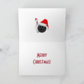 kerstcadebandje feestdagen kaart (Binnen)