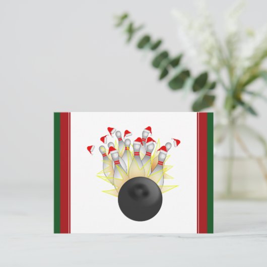 kerstcadebandje feestdagenkaart (Staand voorkant)