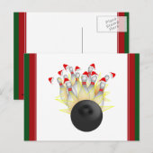 kerstcadebandje feestdagenkaart (Voorkant / Achterkant)