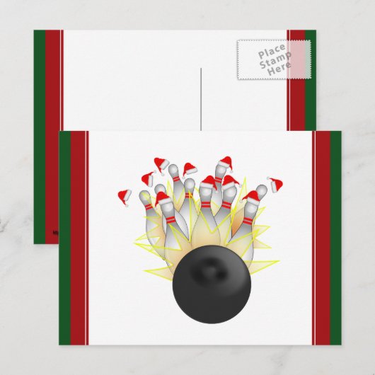 kerstcadebandje feestdagenkaart (Voorkant / Achterkant)