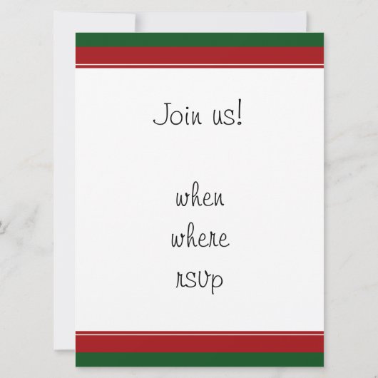 kerstcadebandje kaart (Achterkant)