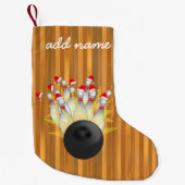 kerstcadebandje kleine kerstsok (Voorkant)