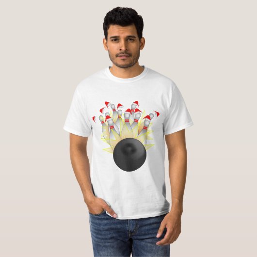 kerstcadebandje t-shirt (Voorkant volledig)