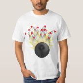 kerstcadebandje t-shirt (Voorkant)