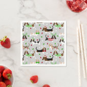 kerstcadebasset Hound Napkins Servet (Insitu)