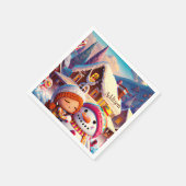 kerstcadedag Gingerbrood Snowman Winter Servet (Hoek)