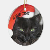 kerstcadefoto keramisch ornament (Links)