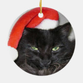 kerstcadefoto keramisch ornament (Achterkant)