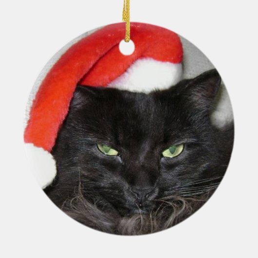 kerstcadefoto keramisch ornament (Achterkant)